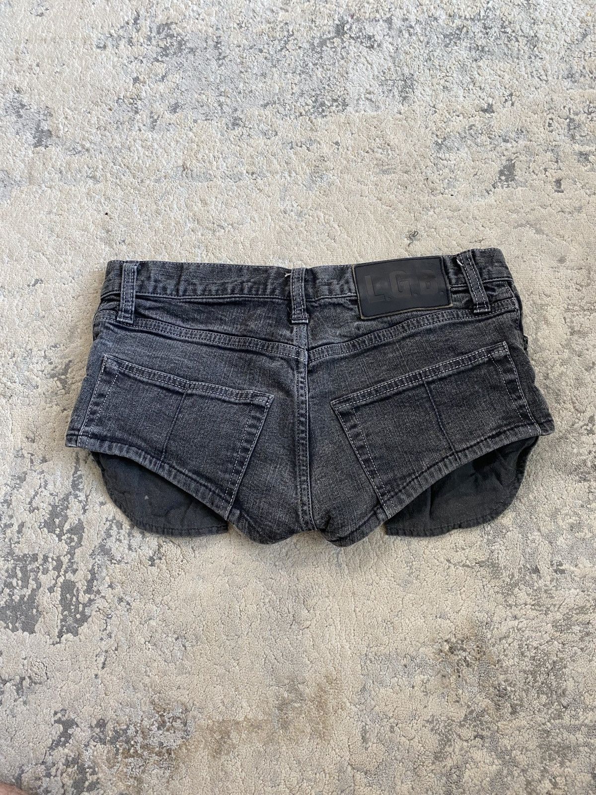 Le Grande Bleu (L.G.B.) LGB Womens Low-rise Denim Shorts Size 27" / US 4 / IT 40 - 3 Thumbnail