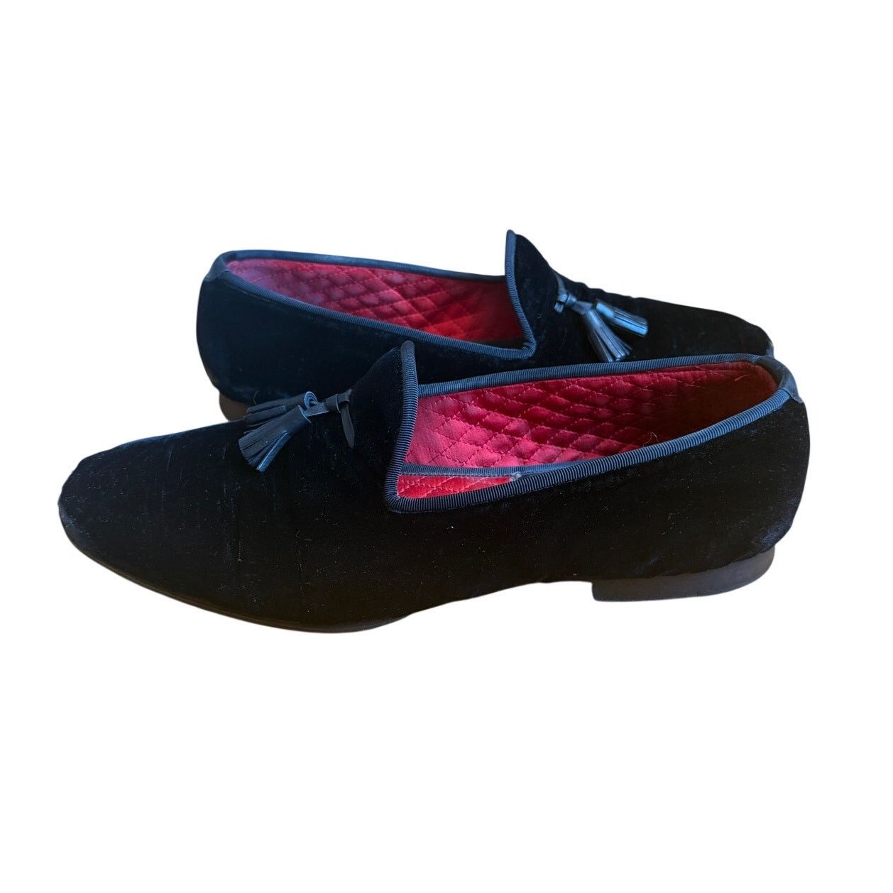 Tom Ford Tom Ford Black Velvet Tassel Loafers Size US 12 / EU 45 - 3 Thumbnail