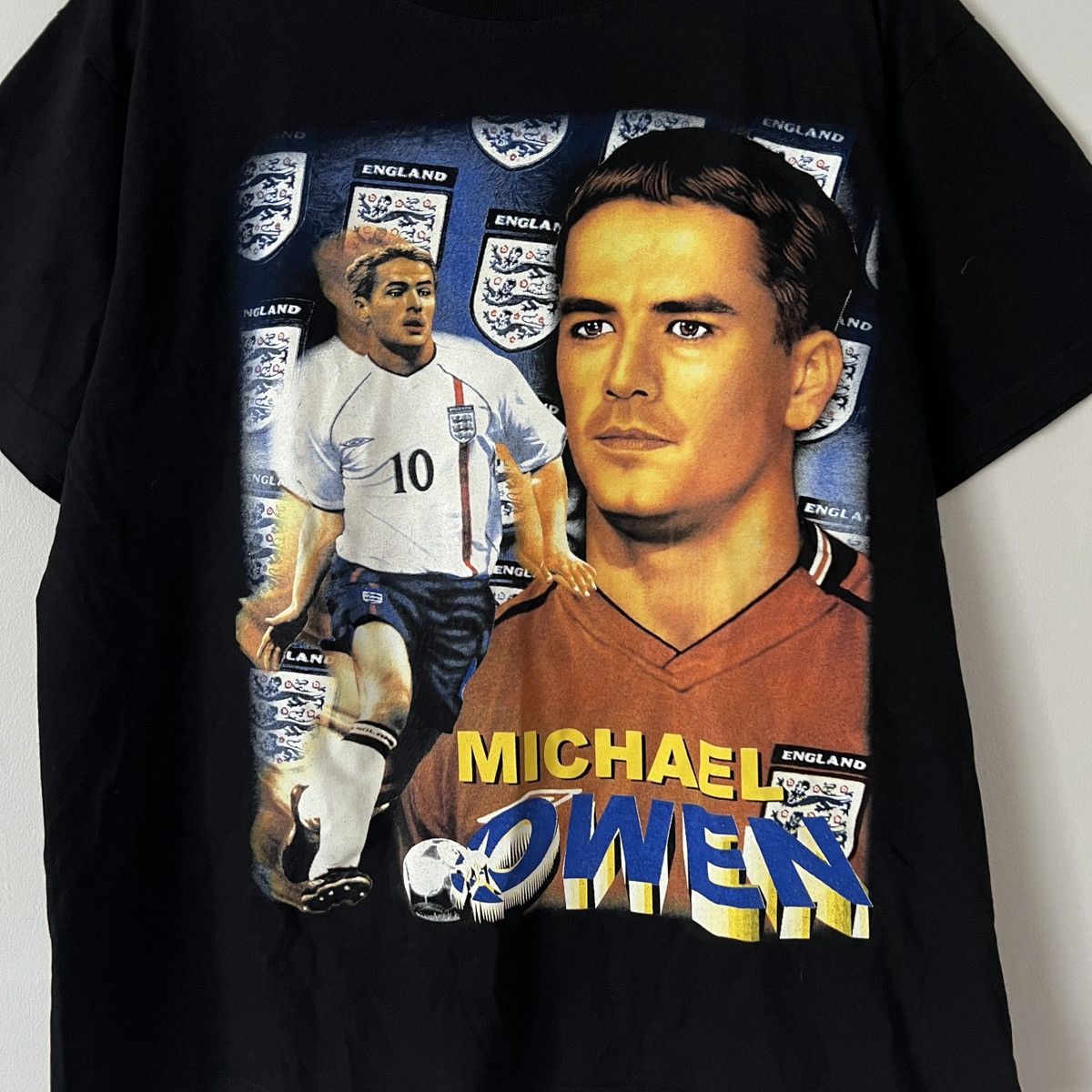 Vintage Liverpool England Vintage 90s Michael Owen Retro T-Shirt Size US L / EU 52-54 / 3 - 2 Thumbnail
