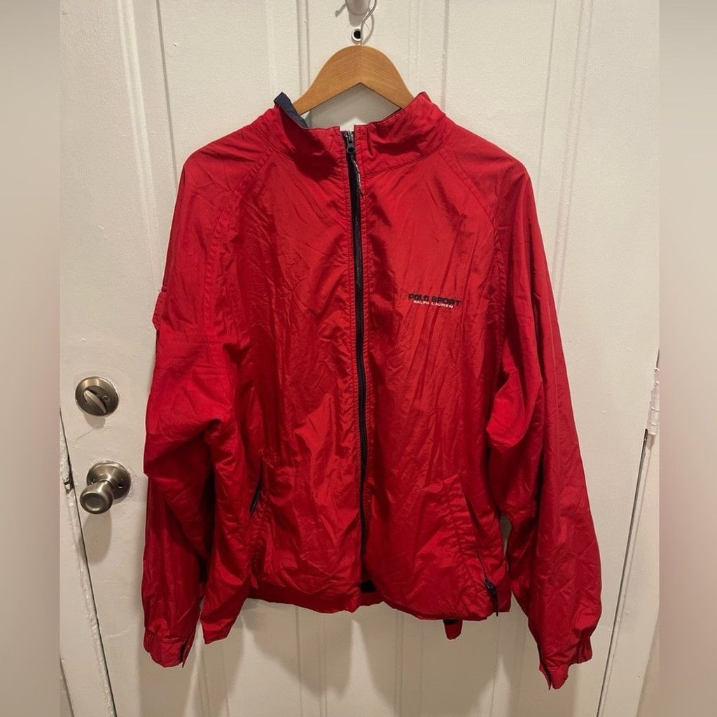 Other Polo Sport Ralph Lauren Mens WindBreaker Dad Jacket Red XXL Size US XXL / EU 58 / 5 - 1 Thumbnail