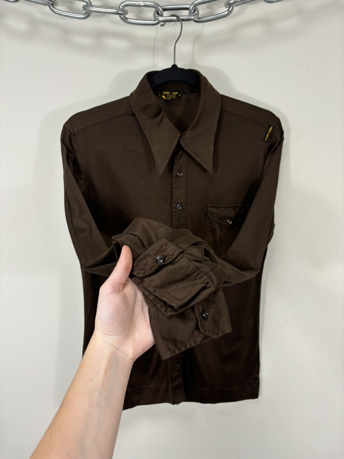 Pierre Cardin Vintage Pierre Cardin 90s Tricot Sport Brown Luxury Shirt Size US M / EU 48-50 / 2 - 7 Thumbnail