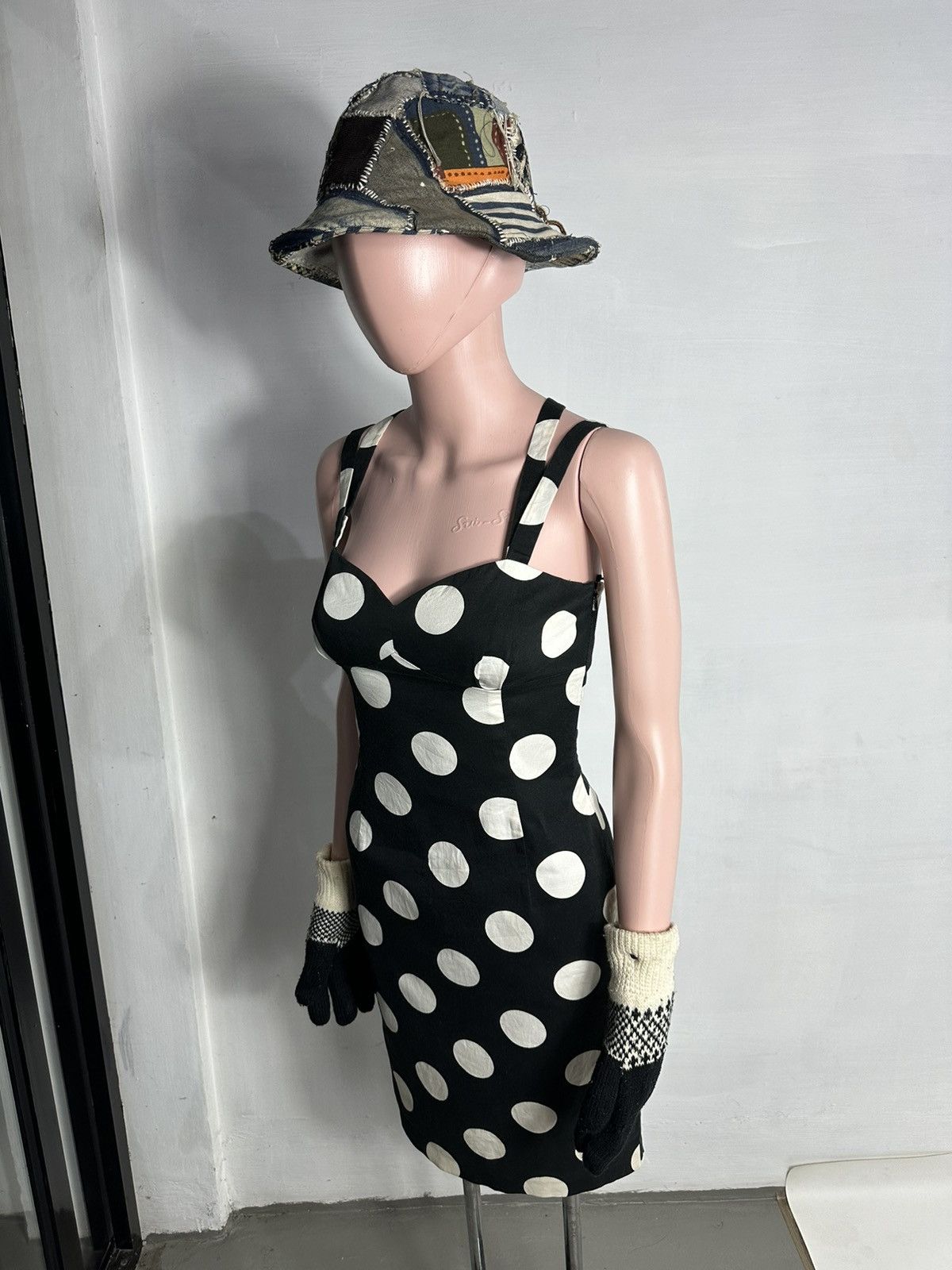 Moschino Moschino Dots Dress Size S / US 4 / IT 40 - 2 Thumbnail