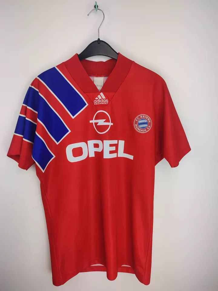 Vintage 1991-93 FC Bayern FC Bayern Munich Munchen Home FOOTBALL Size US S / EU 44-46 / 1 - 1 Thumbnail