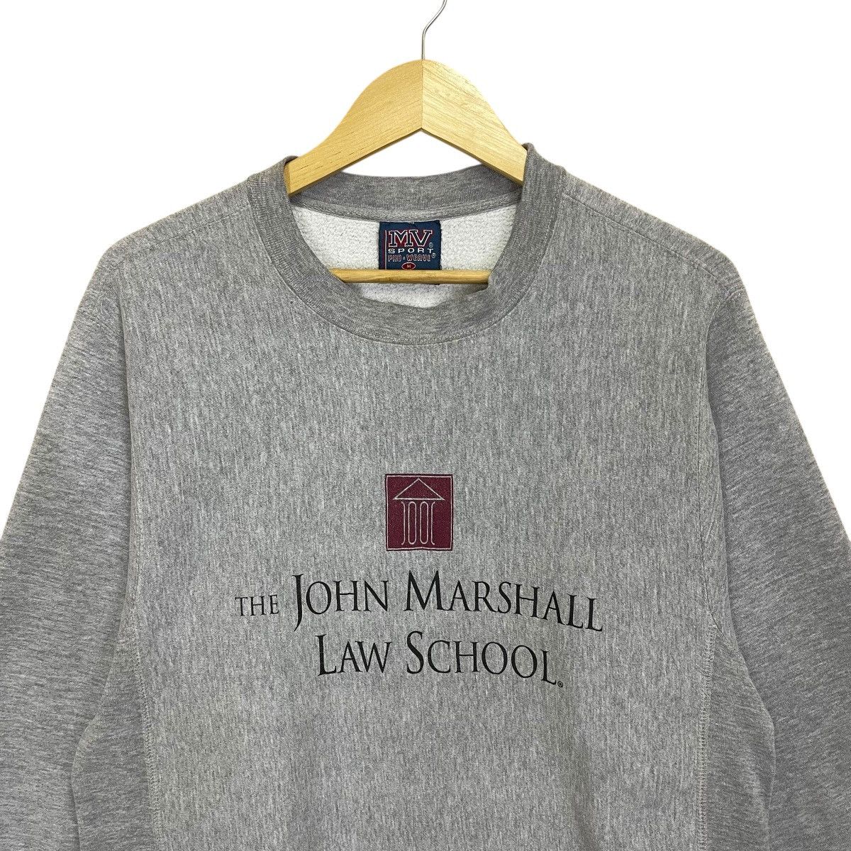 Vintage Vintage 90s The John Marshall Law School Big Logo Sweatshirt Size US L / EU 52-54 / 3 - 4 Thumbnail