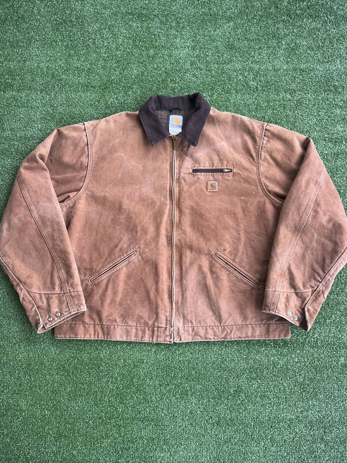 image of Tan Carhartt Detroit Jacket, Men's (Size 2XL)