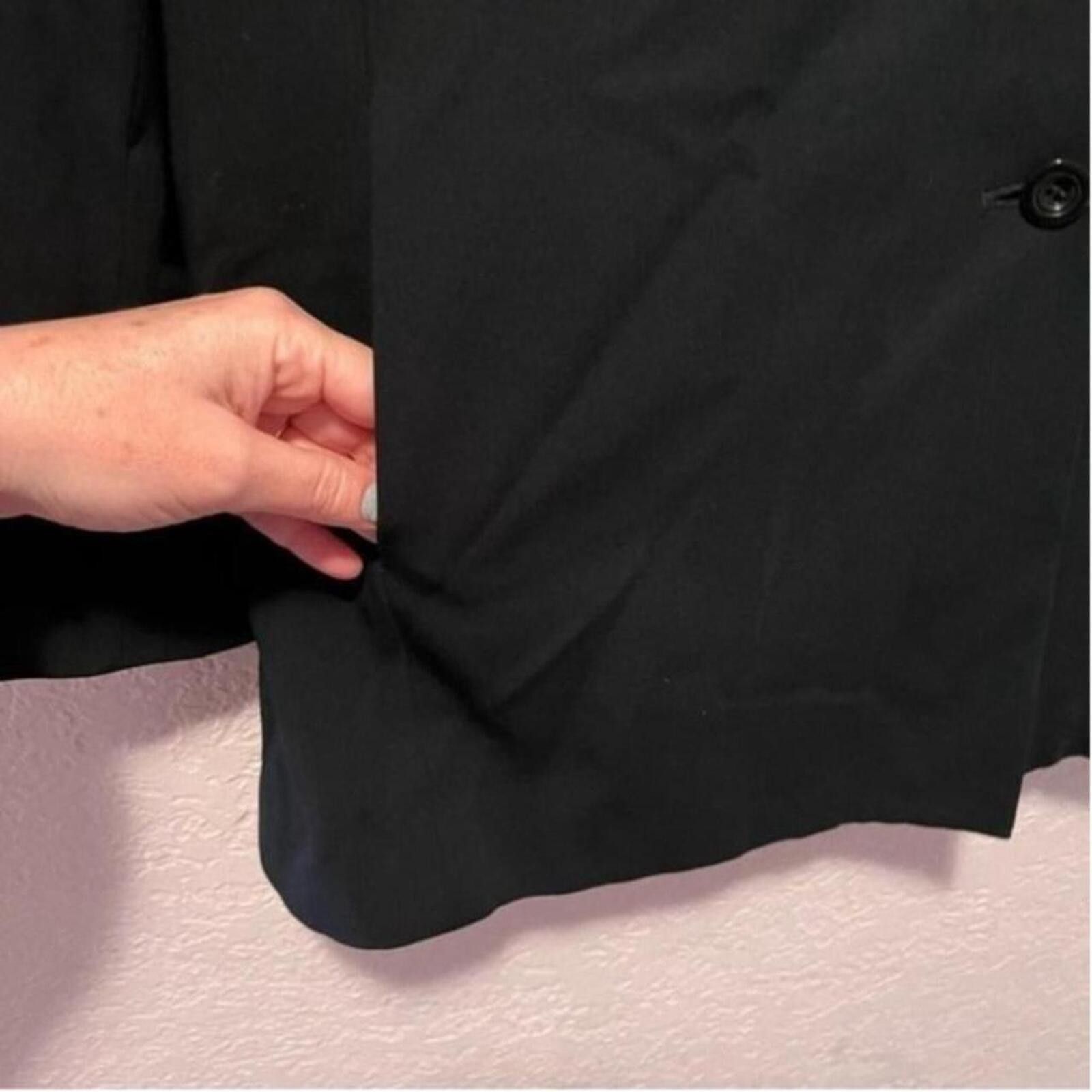 Unknown London Black Classic Women's Blazer Jacket Size M / US 6-8 / IT 42-44 - 3 Thumbnail