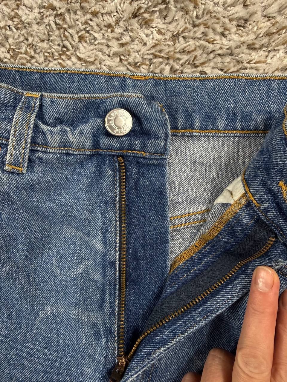 Martine Rose Martine Rose Printed Names Straight Leg Denim Jeans Size US 29 - 7 Thumbnail