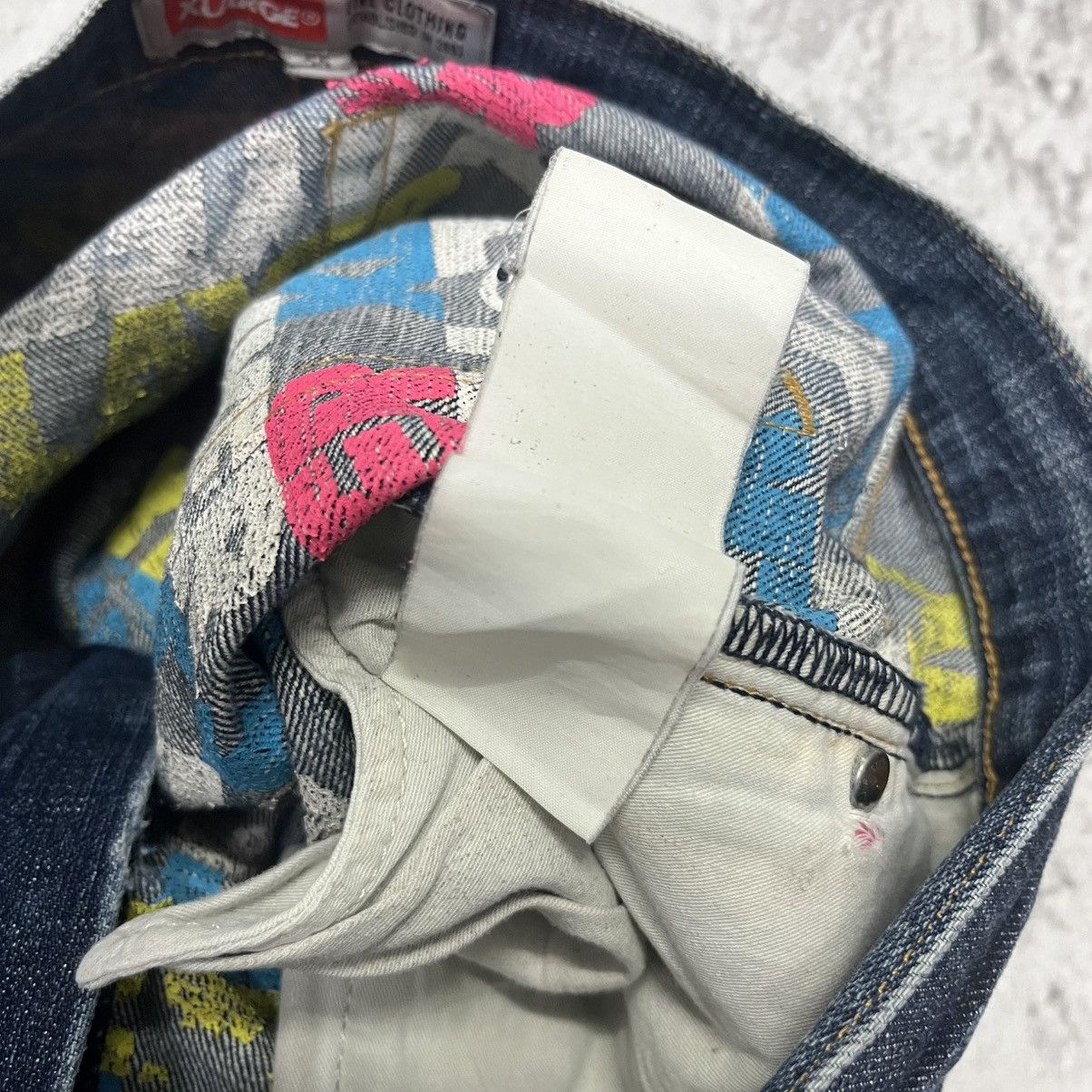X-LARGE XLarge Denim Jeans Full Print Size US 32 / EU 48 - 7 Thumbnail