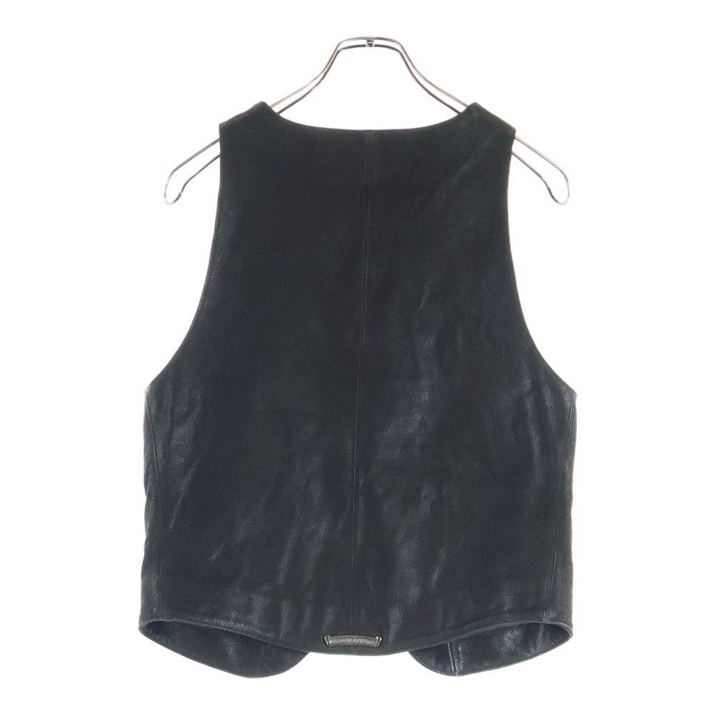 Chrome Hearts Classic 2 Button Leather Vest