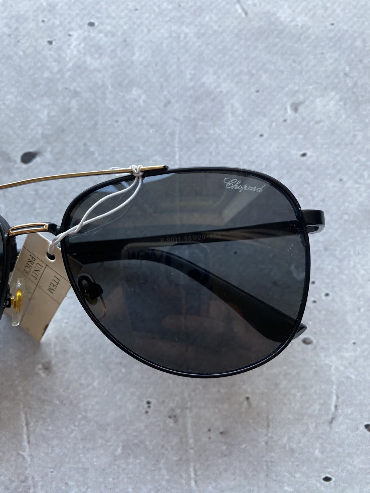 Chopard Chopard New Polarized Sunglasses Aviator Black Made in Italy Size ONE SIZE - 8 Thumbnail