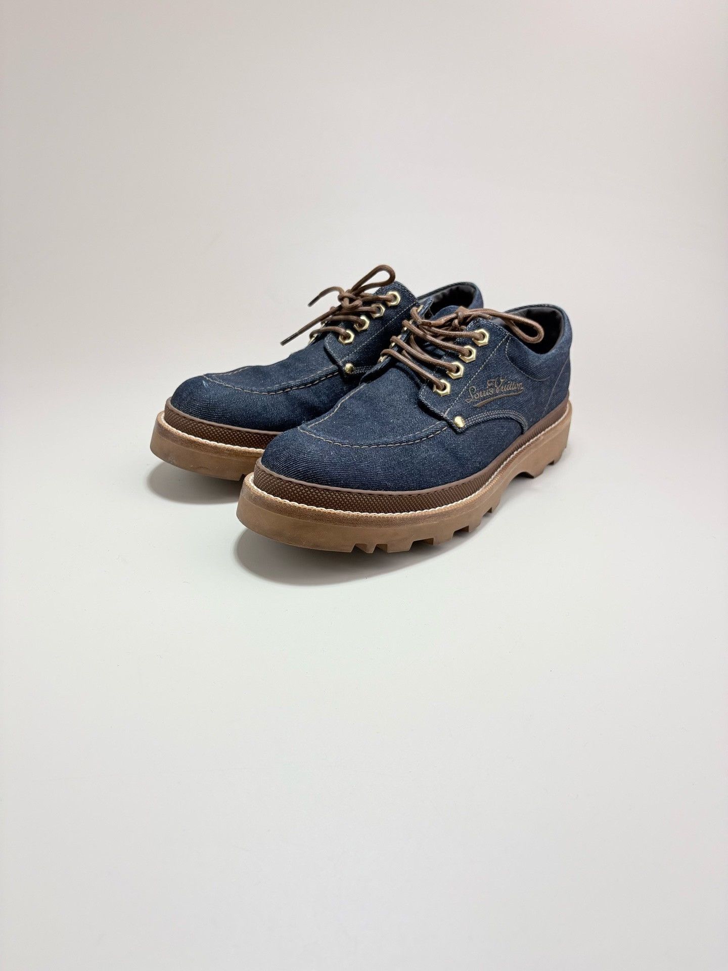 Louis Vuitton Louis Vuitton Denim Martin Boots Size US 9 / EU 42 - 1 Thumbnail