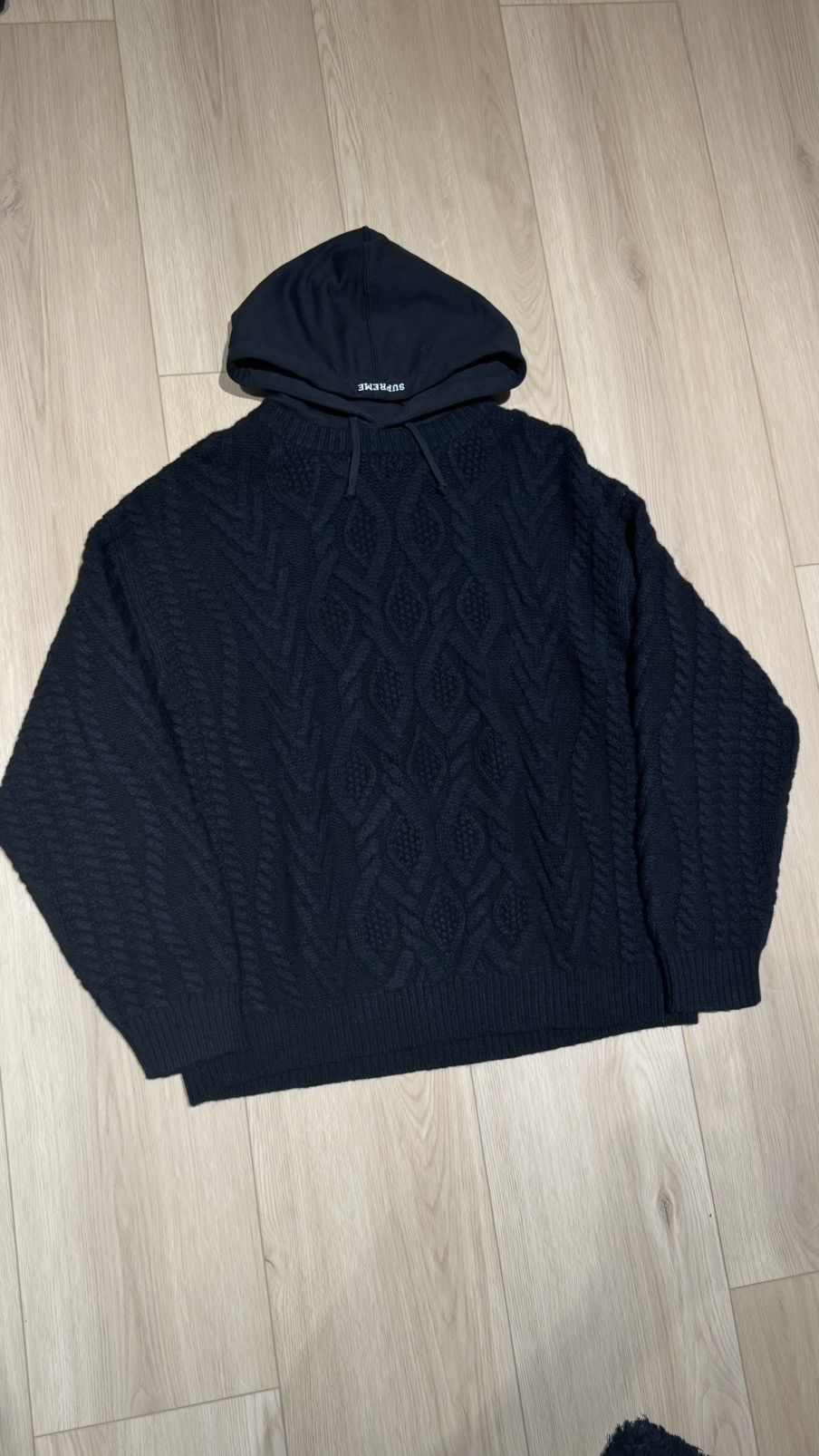 Supreme Supreme Cable Hooded sweater crewneck Hoodie Cablekit hood Size US XL / EU 56 / 4 - 8 Thumbnail