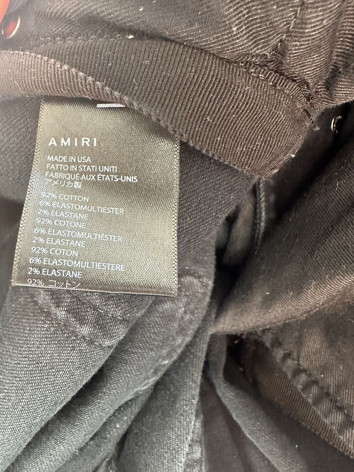 Amiri Amiri Bandana Thrasher Jeans Black Size US 34 / EU 50 - 8 Thumbnail