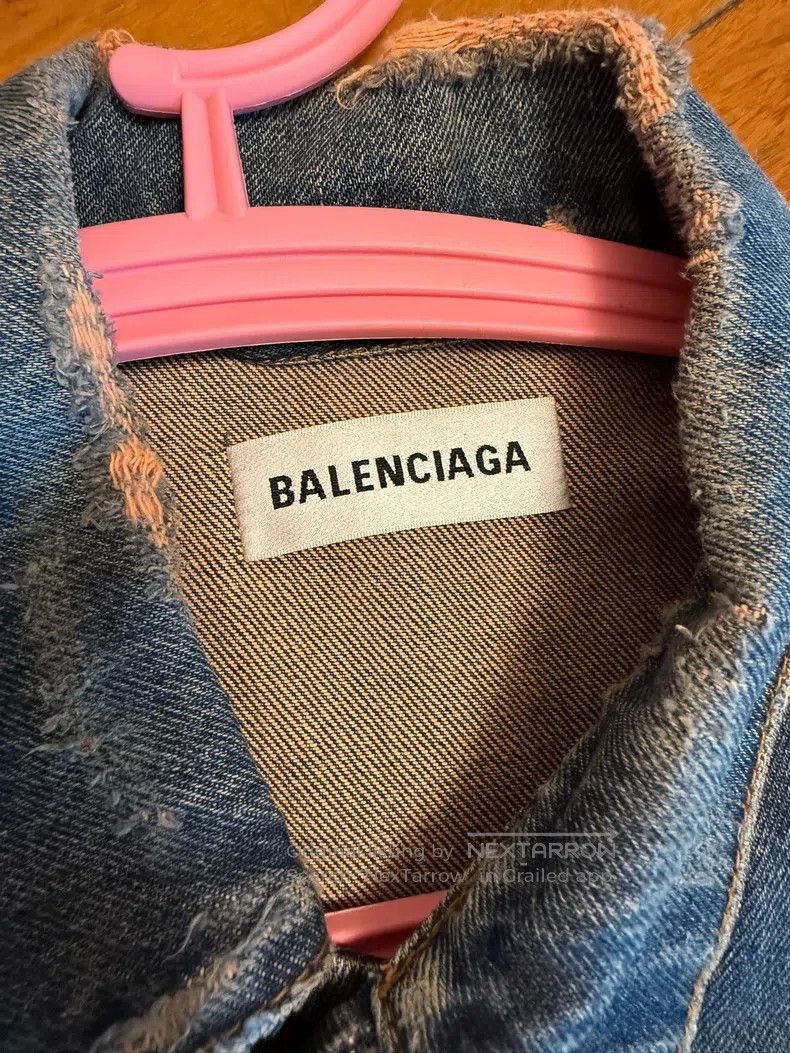 Balenciaga Balenciaga Classic Denim Jacket Size XXS / US 00 / IT 34 - 6 Thumbnail