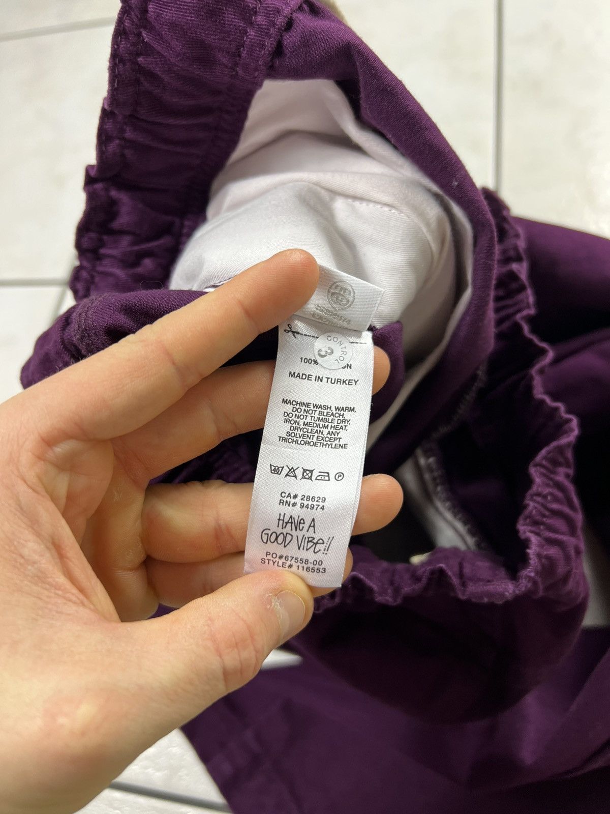 Stussy Stussy elastic stuff baggy brushed beach pant trousers lean Size US 32 / EU 48 - 21 Thumbnail