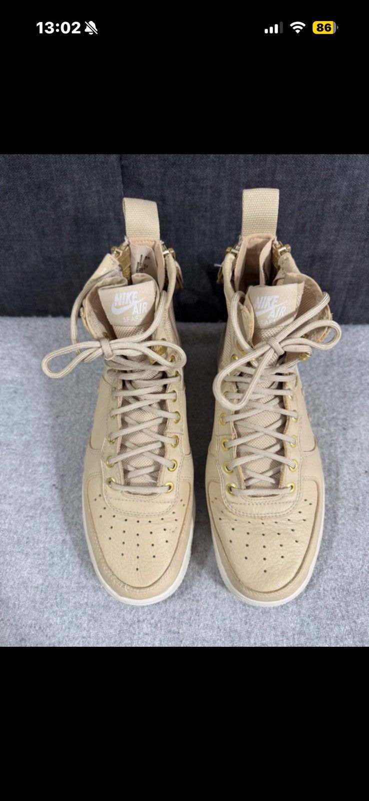 Nike Nike SF AF1 Mid Air Force 1 Mushroom Light Bone 2017 size 40 Size US 10 / IT 40 - 5 Thumbnail