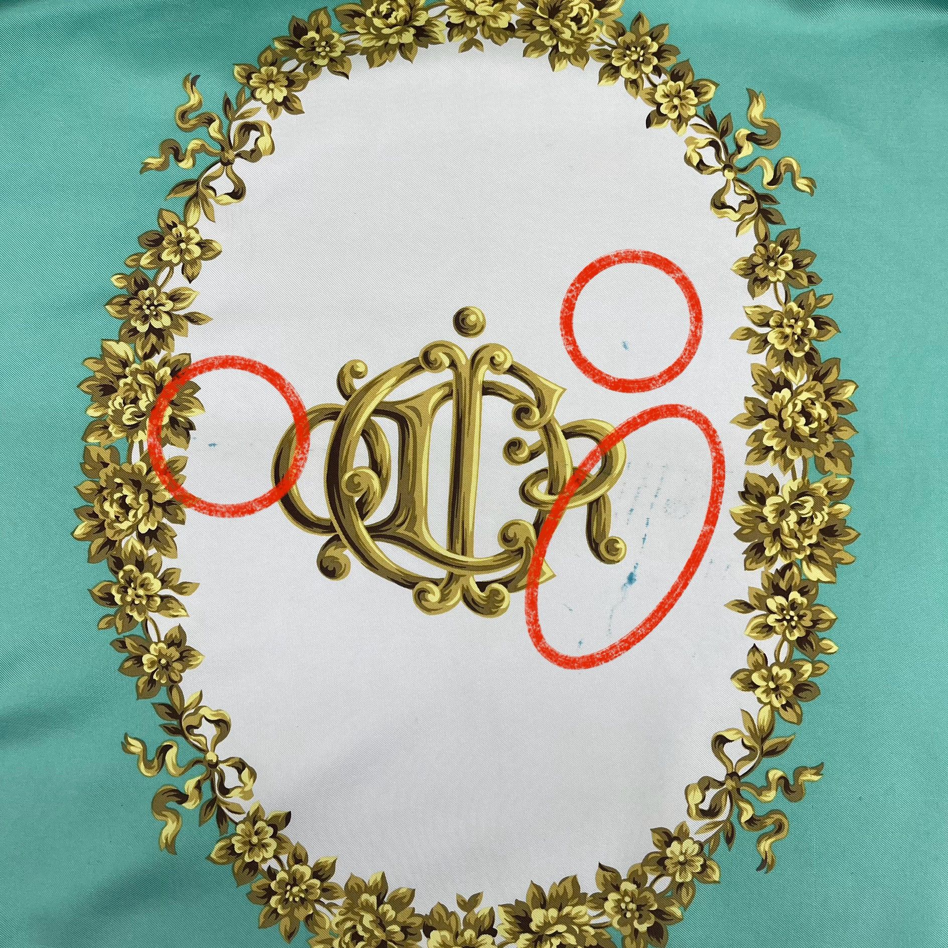 Christian Dior Monsieur Vintage Christian Dior Silk Scarf - S7031 Size ONE SIZE - 7 Thumbnail