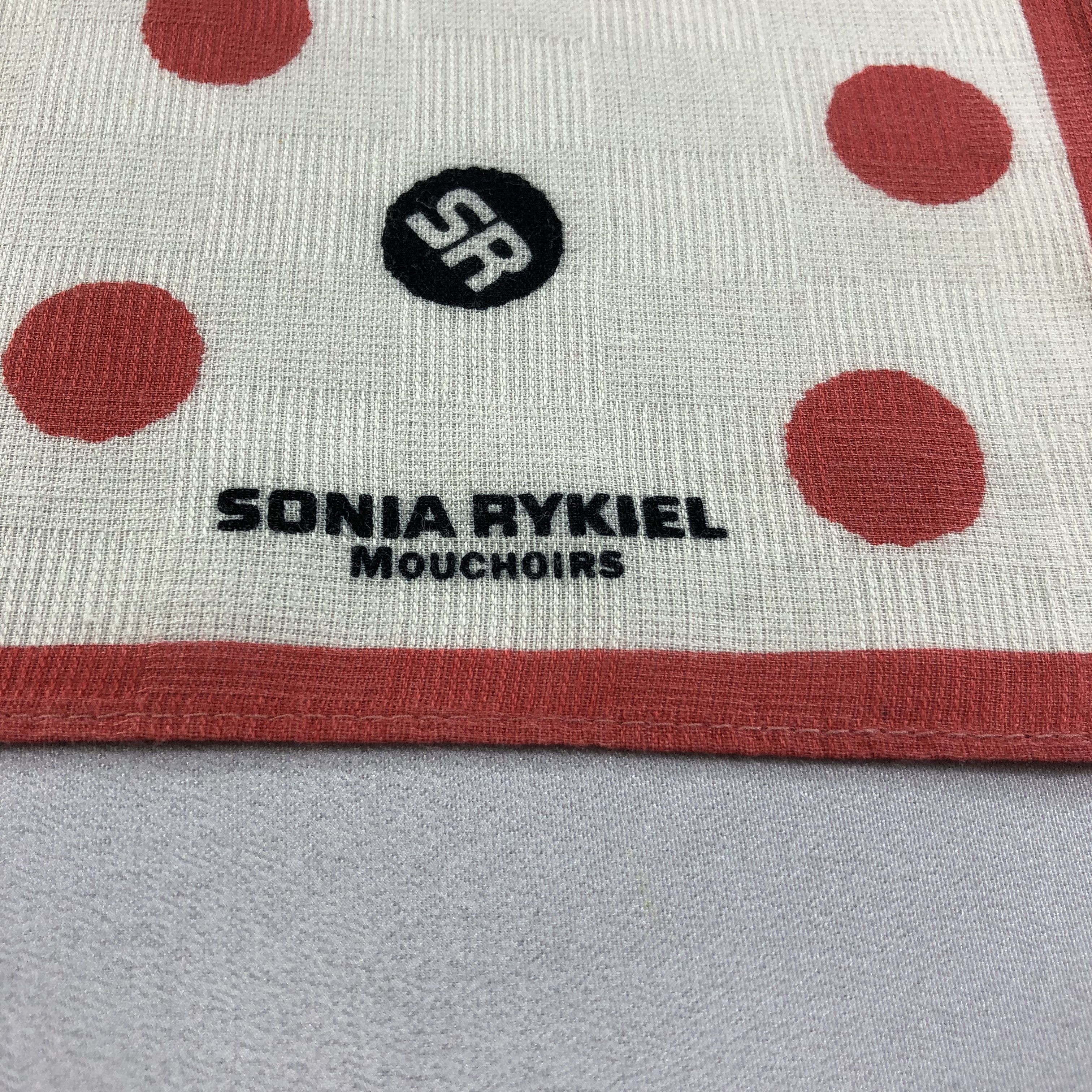 Sonia Rykiel × Vintage Sonia Rykiel Handkerchief Neckerchief Bandana H2088 Size ONE SIZE - 4 Thumbnail
