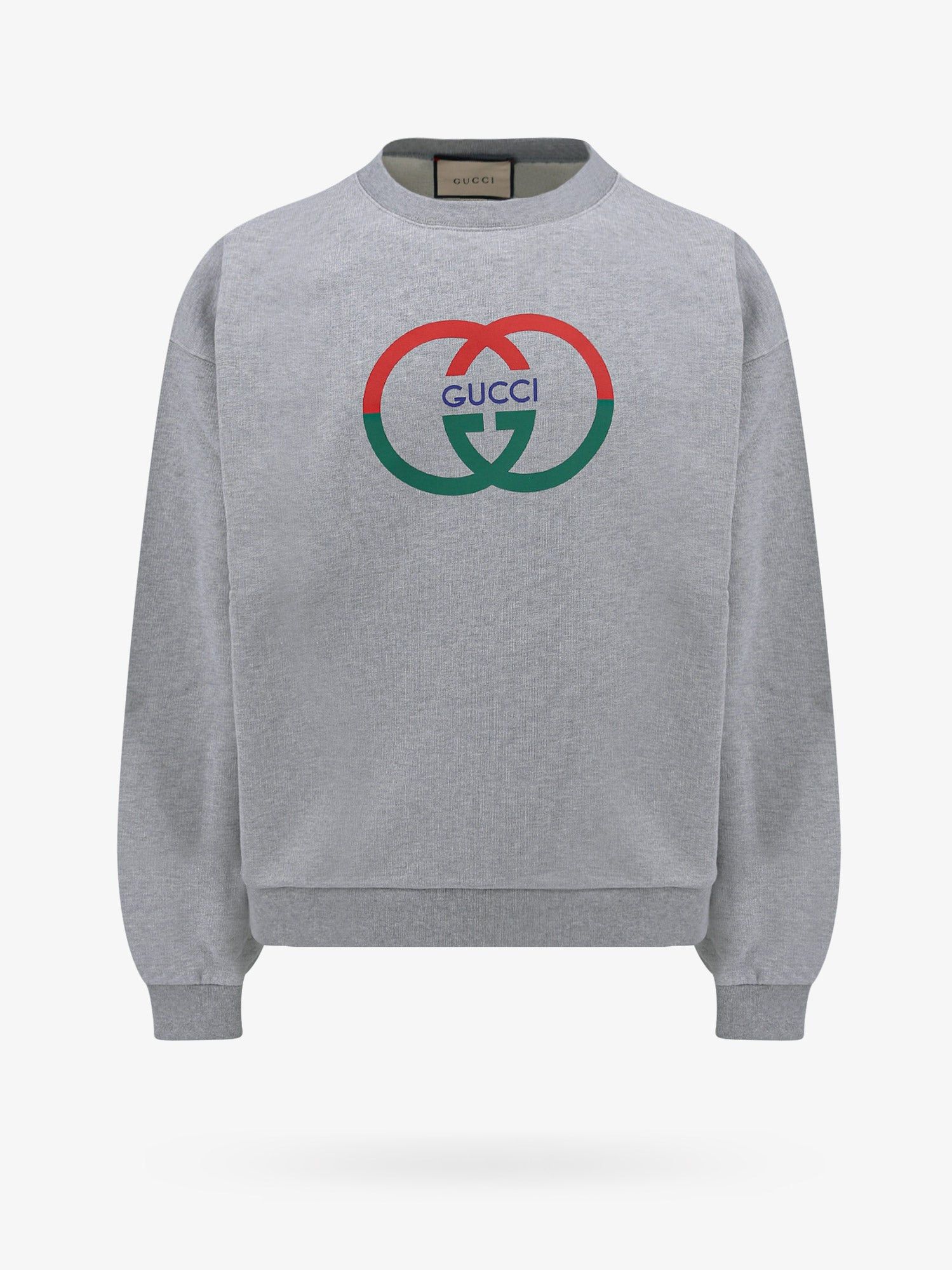 image of Gucci Sweatshirt Man Grey Sweatshirts, Men's (Size 2XL)