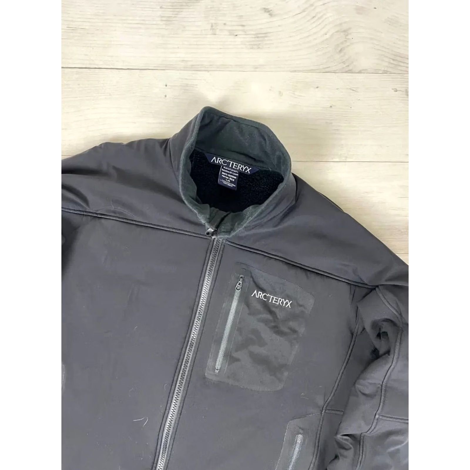 Arc'teryx VINTAGE Arc’teryx Easyrider Soft Shell Jacket Outdoor 90s Black L Men Size US L / EU 52-54 / 3 - 2 Thumbnail