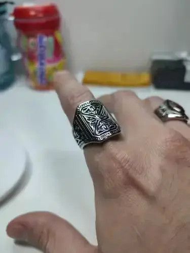 Japanese Brand Stainless Steel Men's Ring Fashion Biker Band Ring Size ONE SIZE - 1 Thumbnail