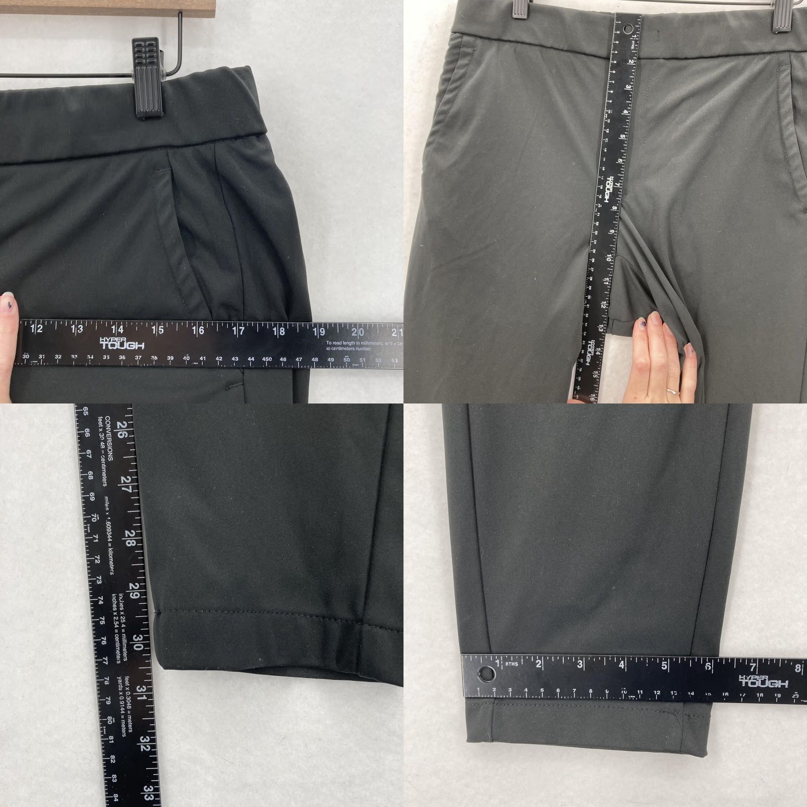 Bonobos Bonobos All Week Pants Mens Medium Black Dress Jogger Elastic Waist Tech Pocket Size US 31 - 8 Thumbnail
