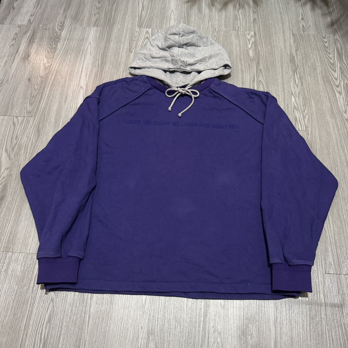 Juun.J Juun.J Sample Purple Hoodie Size US XL / EU 56 / 4 - 1 Thumbnail