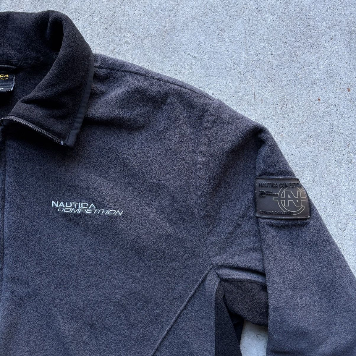 Nautica × Vintage vintage Y2K NAUTICA COMPETITION Zip-up Patch Fleece Jacket Size US M / EU 48-50 / 2 - 9 Thumbnail