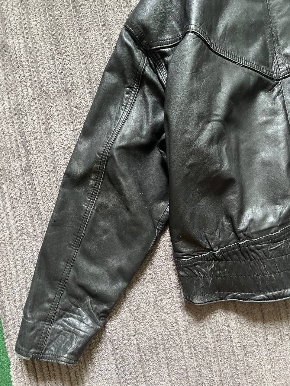 Vintage Vintage Y2K Real Leather Owens Style Opium Cropped Bomber Size US M / EU 48-50 / 2 - 11 Thumbnail