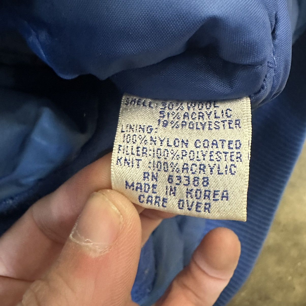 Logo 7 Vintage New York Giants Jacket - 1990s Logo 7 Wool - Size XL Size US XL / EU 56 / 4 - 9 Thumbnail