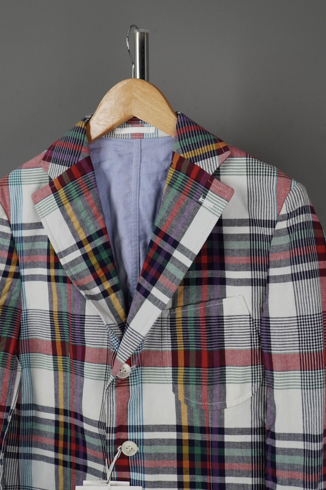 Comme des Garcons × Comme des Garcons Homme Comme Des Garcons Homme - Multi Color Flannel Blazer Men’s Size 44S - 2 Thumbnail