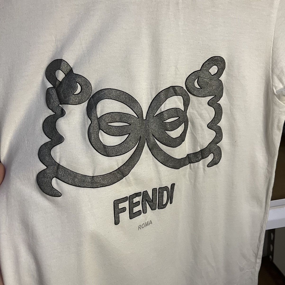 Fendi Fendi Filigree Bow Shirt Size S / US 4 / IT 40 - 2 Thumbnail