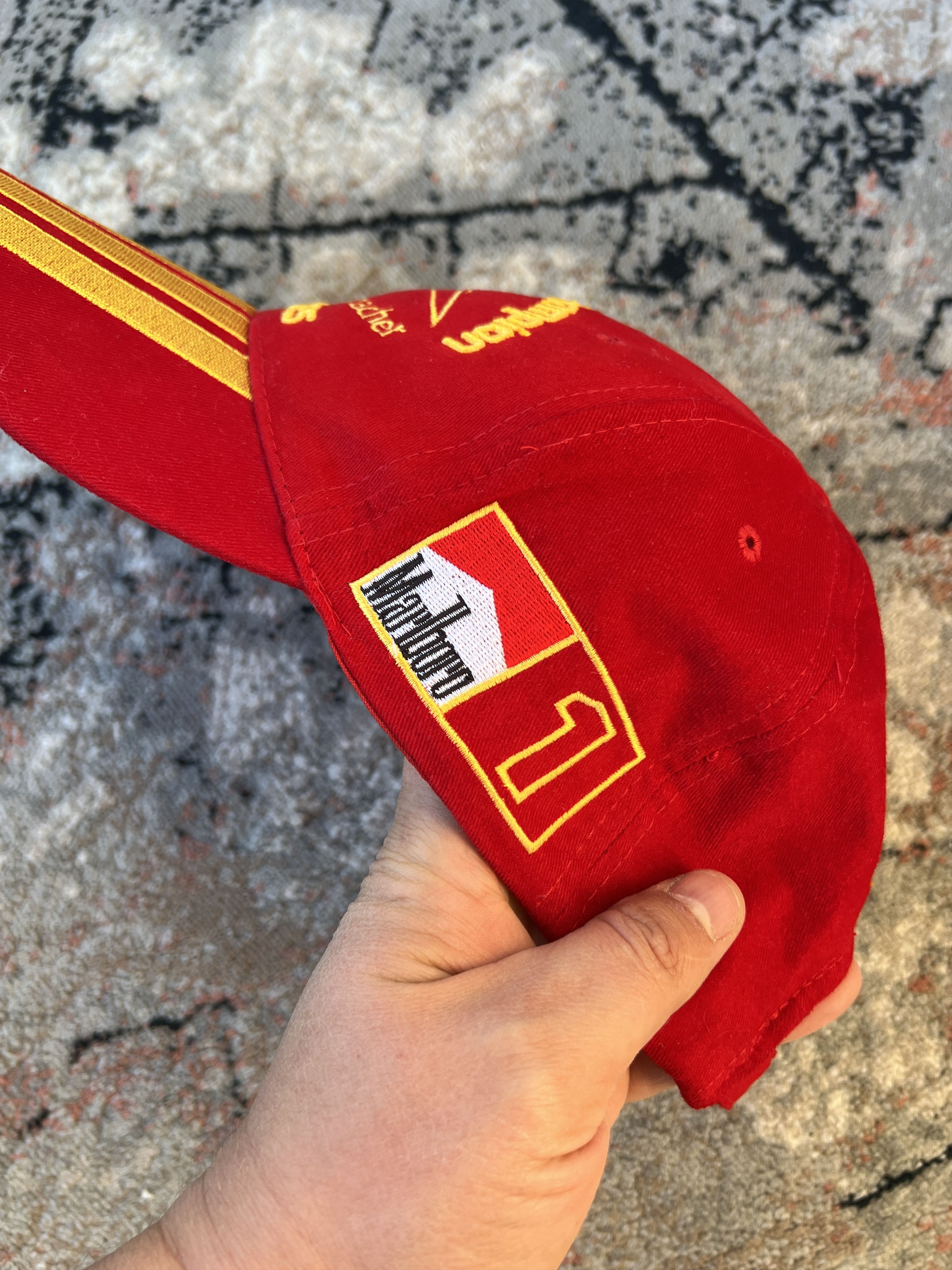Formula 1 Michael Schumacher F1 Marlboro Vintage Cap Size ONE SIZE - 8 Thumbnail