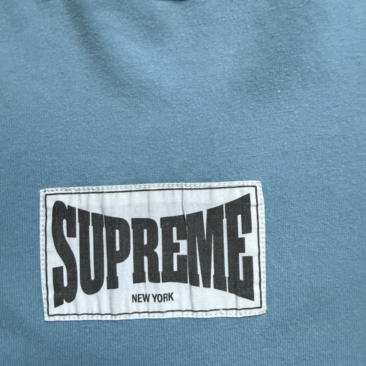 Supreme Supreme Woven Label L/S Top Slate FW20 Size US M / EU 48-50 / 2 - 4 Thumbnail