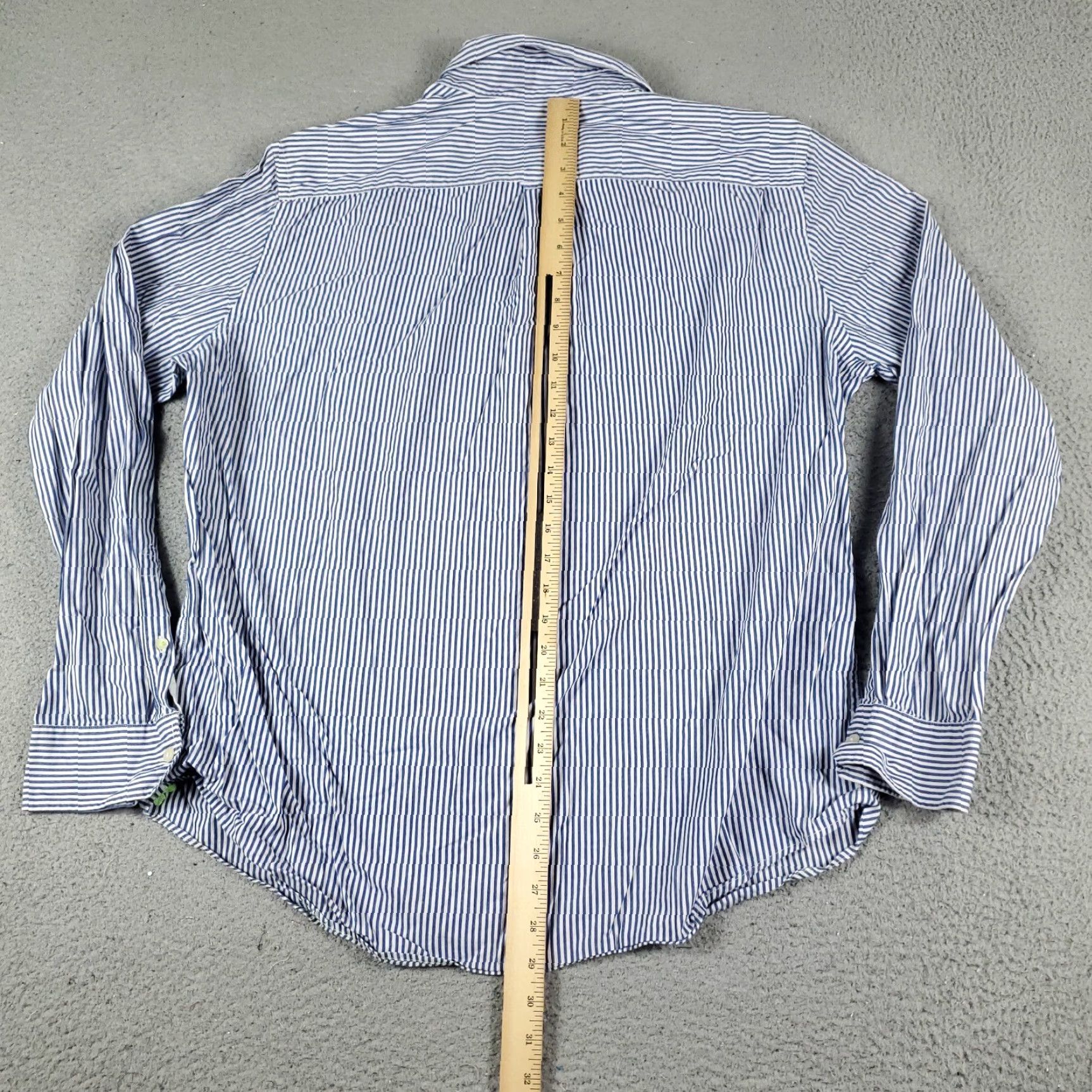 American Eagle Outfitters American Eagle Outfitters Shirt Mens XL Blue Striped Button-Up Long Sleeve Casual Workwear Mens Size US XL / EU 56 / 4 - 3 Thumbnail