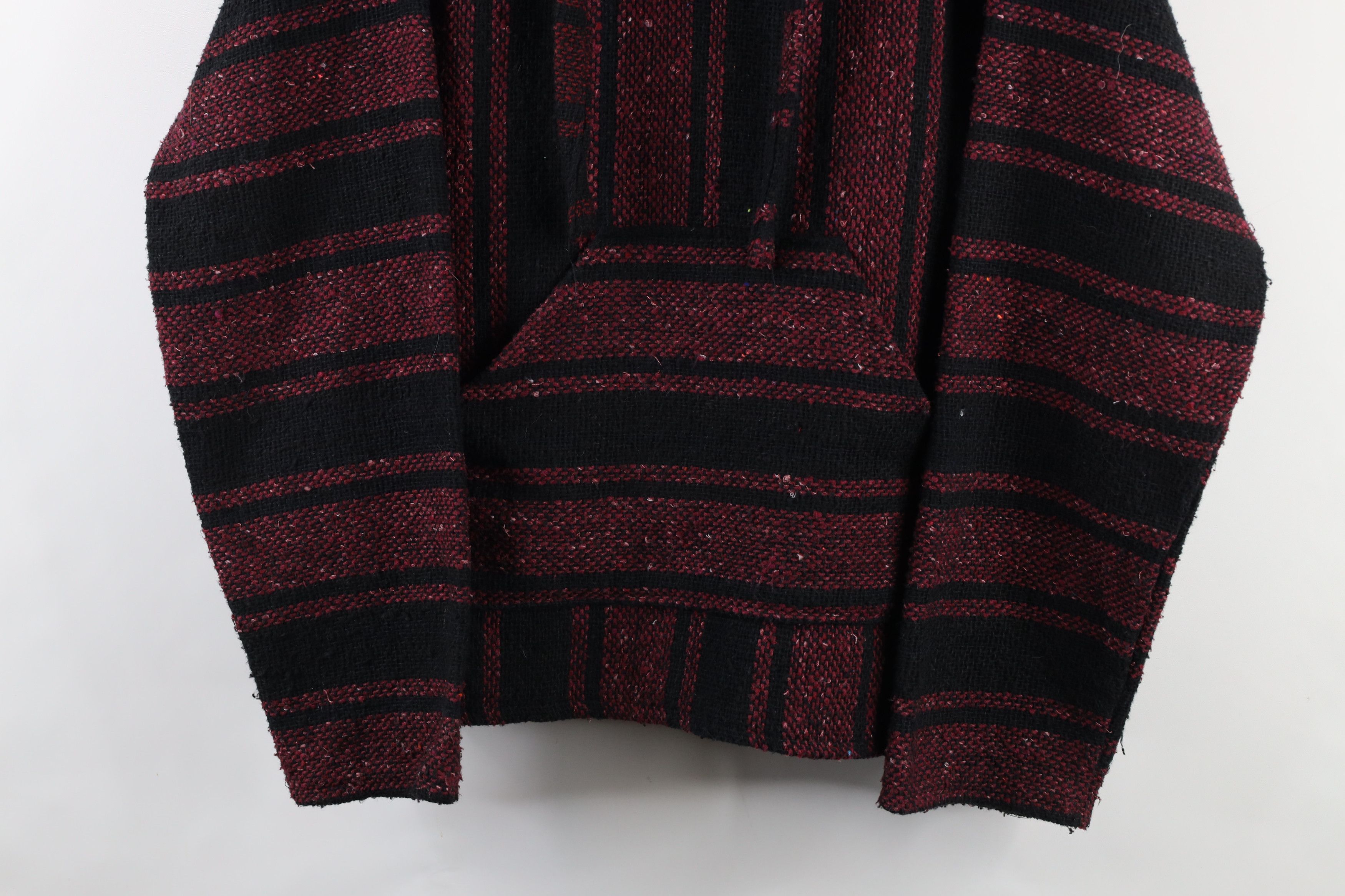 Vintage Vintage 90s Streetwear Block Drug Rug Hoodie Sweatshirt Size US L / EU 52-54 / 3 - 3 Thumbnail
