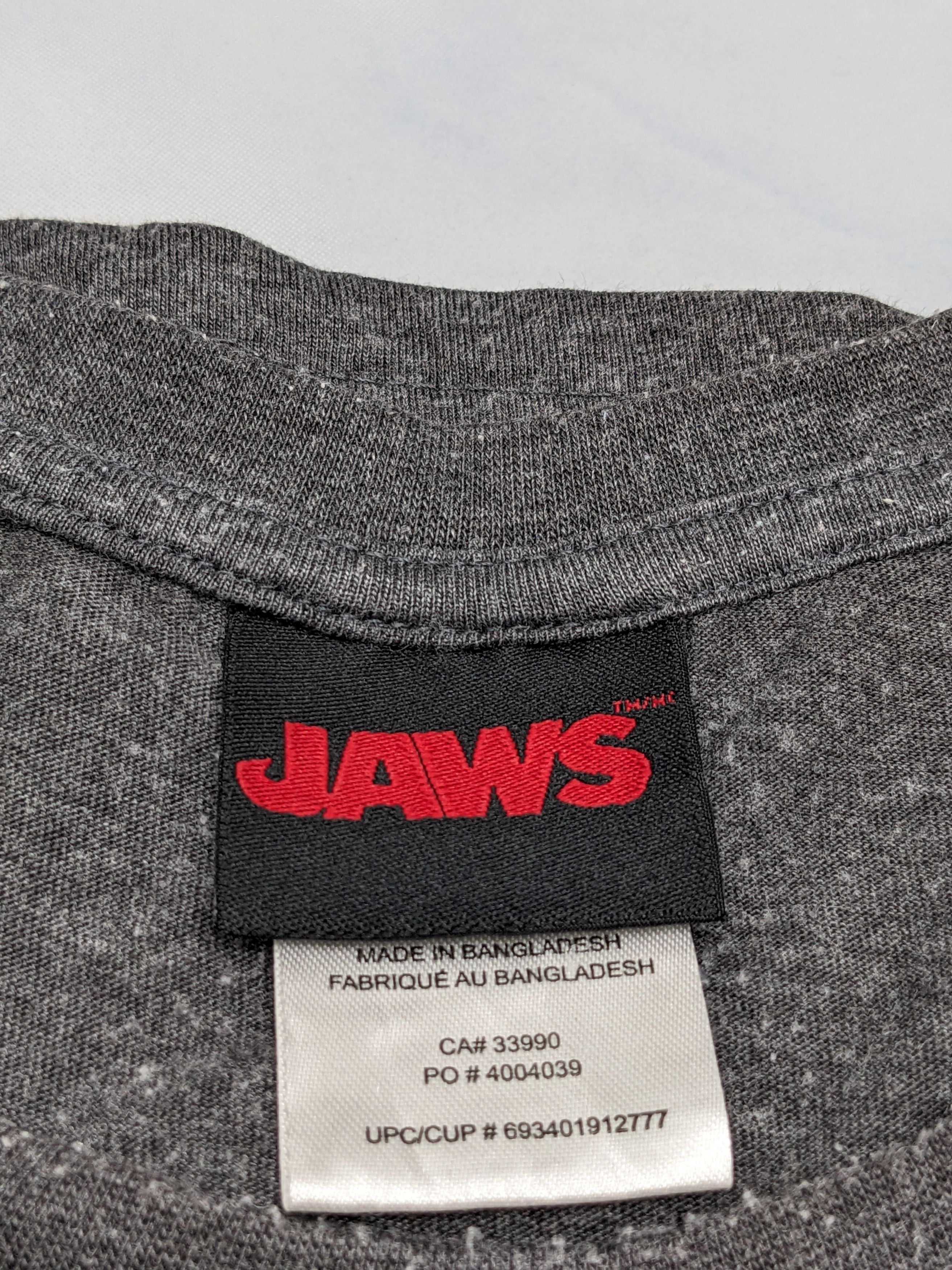 Other JAWS MOVIE VINTAGE TSHIRT Size US L / EU 52-54 / 3 - 8 Thumbnail