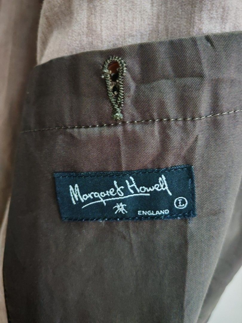 Margaret Howell Margaret Howell Olive Green Long Coat Made in England Size US L / EU 52-54 / 3 - 8 Thumbnail