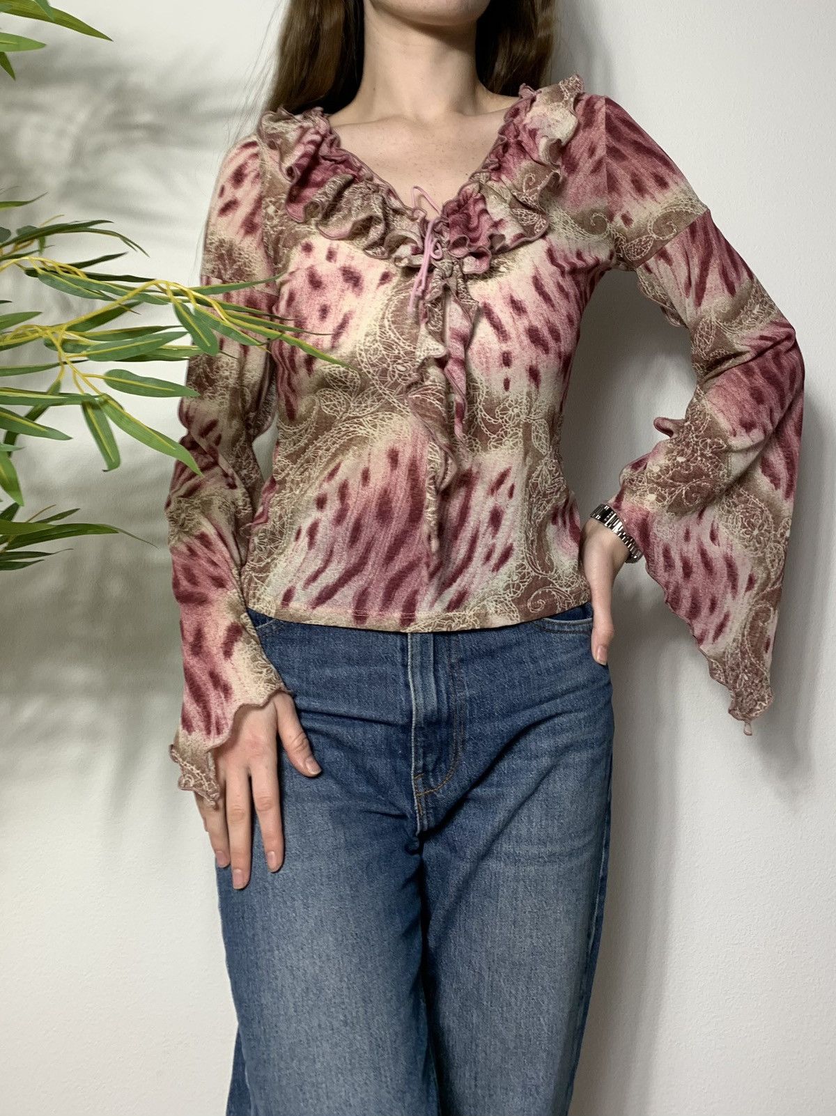 Vintage VINTAGE JEAN PAUL GAULTIER STYLE MESH BLOUSE Size S / US 4 / IT 40 - 5 Thumbnail