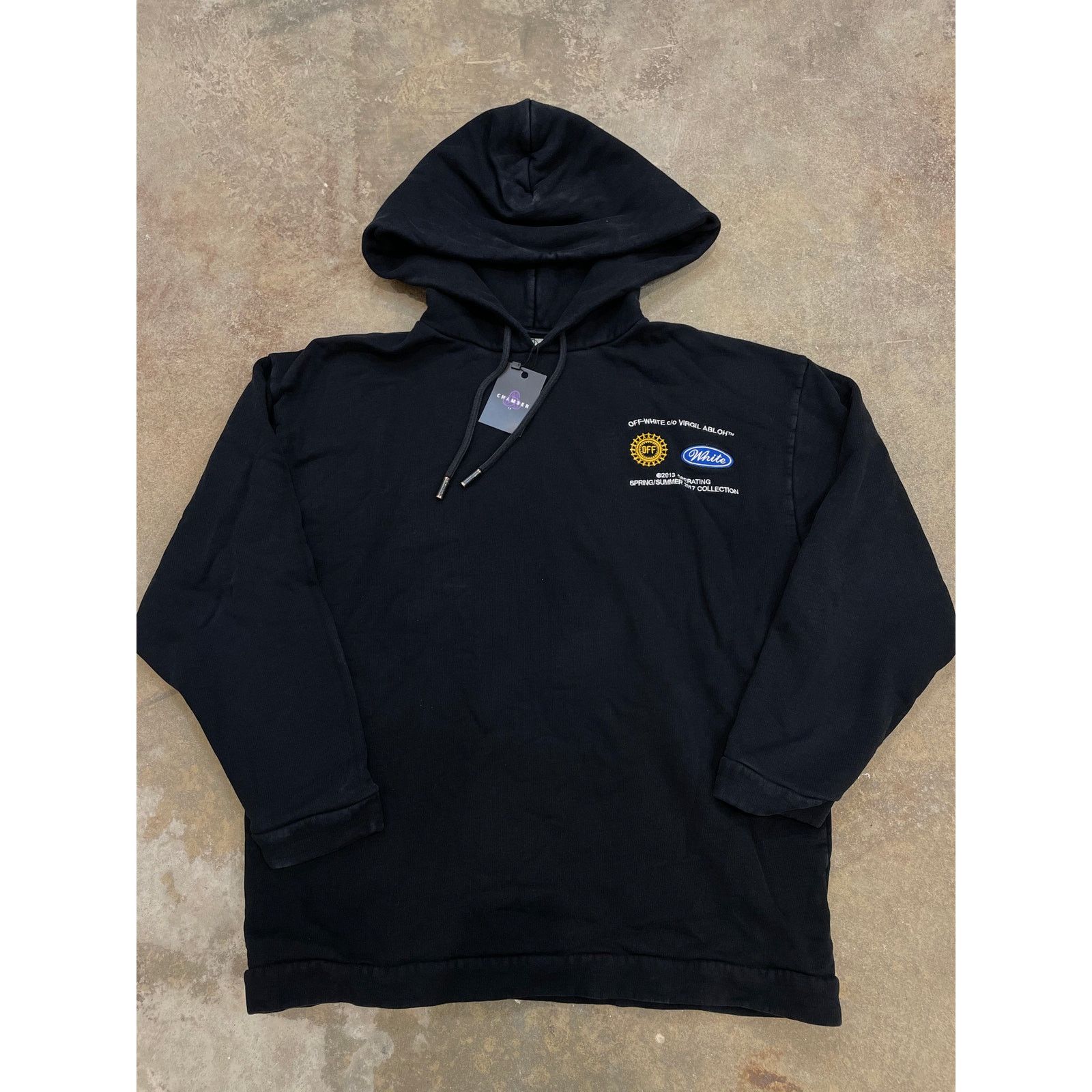 Off-White Off White Hoodie Yellow Blue Used XS Size US XS / EU 42 / 0 - 1 Thumbnail