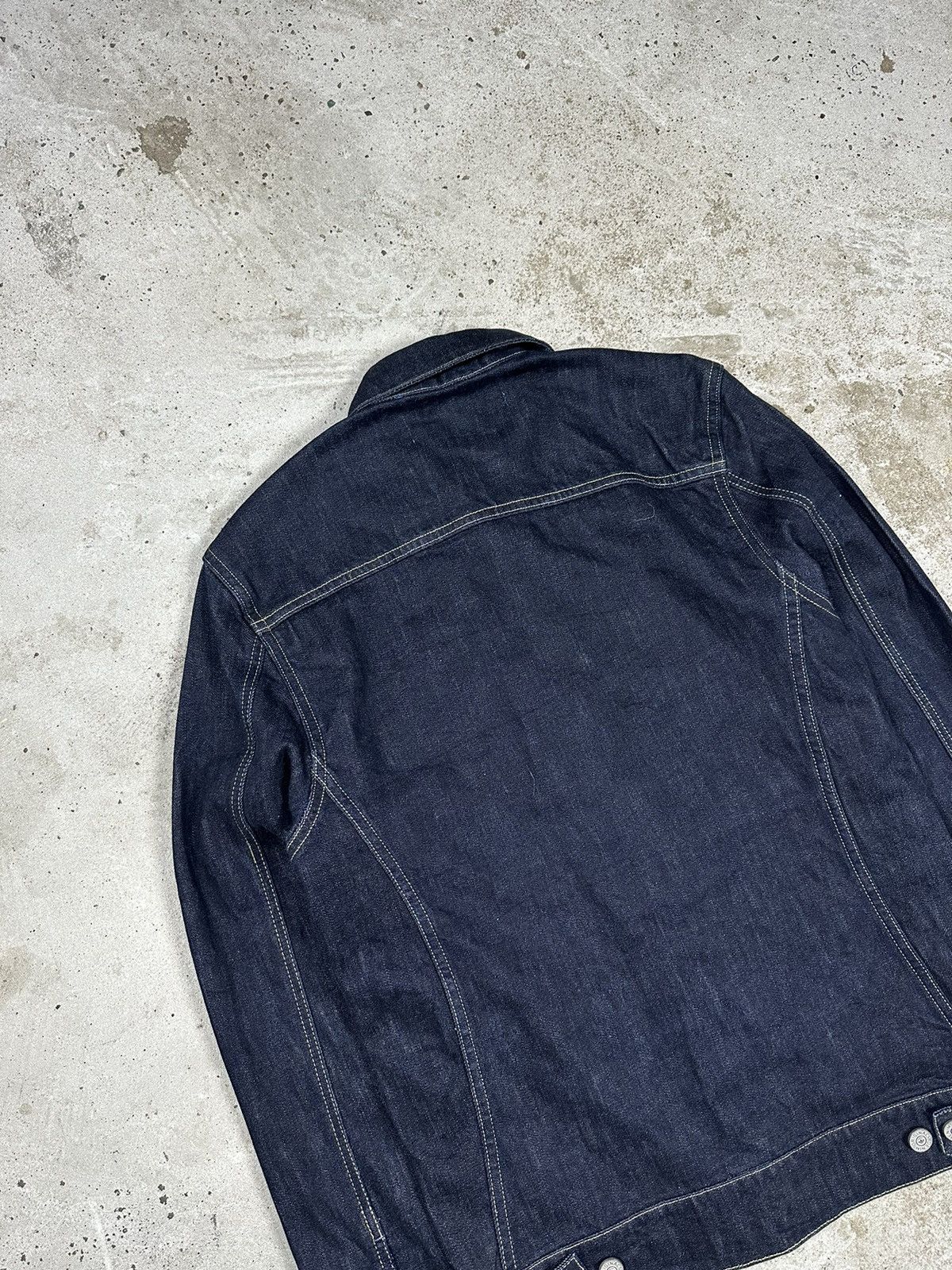 Adidas Vintage Adidas One Pocket Denim Jacket Navy Jeans Size US S / EU 44-46 / 1 - 9 Thumbnail