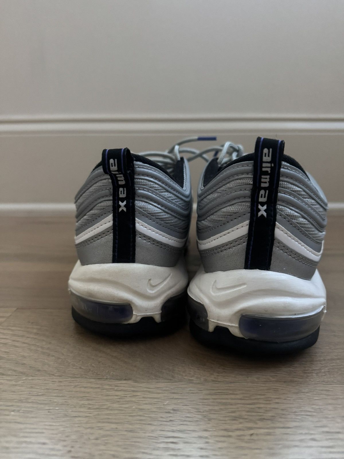 Nike Pre owned Silver and purple Nike air max 97 Size US 13 / EU 46 - 5 Thumbnail