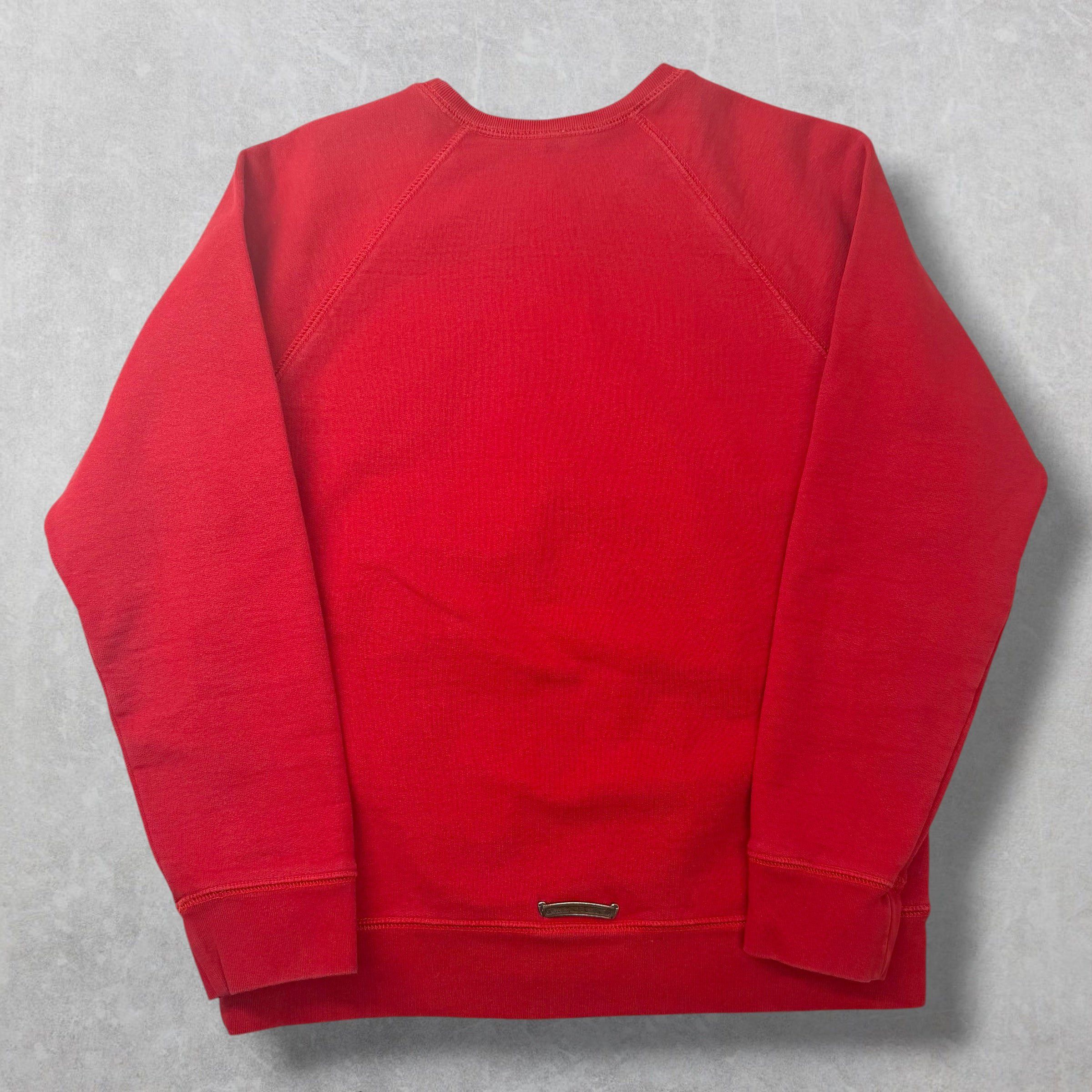 Chrome Hearts Chrome Hearts King Taco Triple Cross Red Crewneck M Size US M / EU 48-50 / 2 - 2 Thumbnail