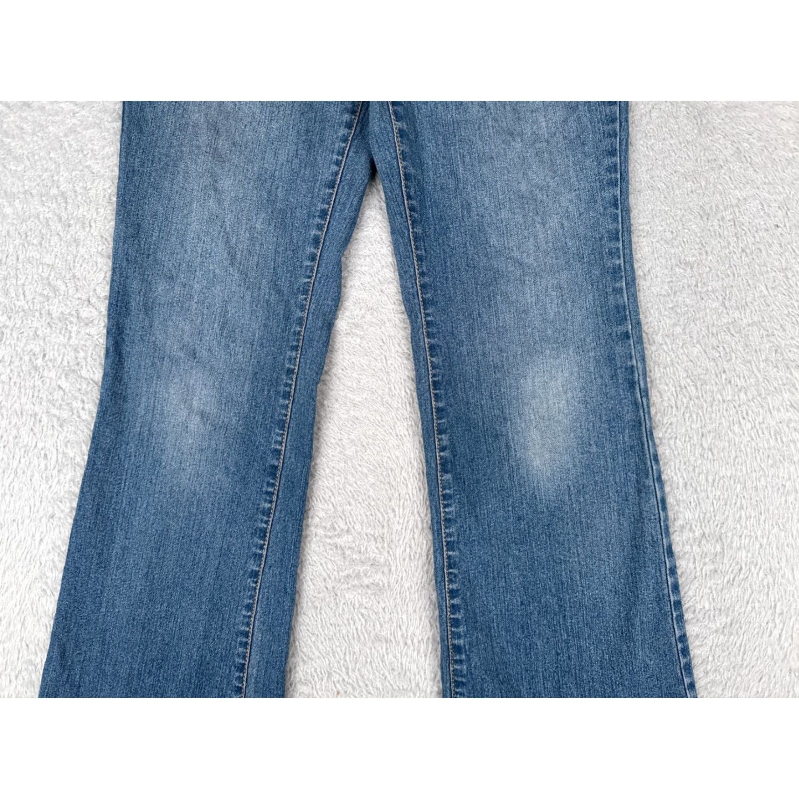 Apt. 9 APT9 Jeans Womens 6 T Blue Denim Bootcut Cotton Blend Mid Rise Western 29x33 Size 28" / US 6 / IT 42 - 3 Thumbnail