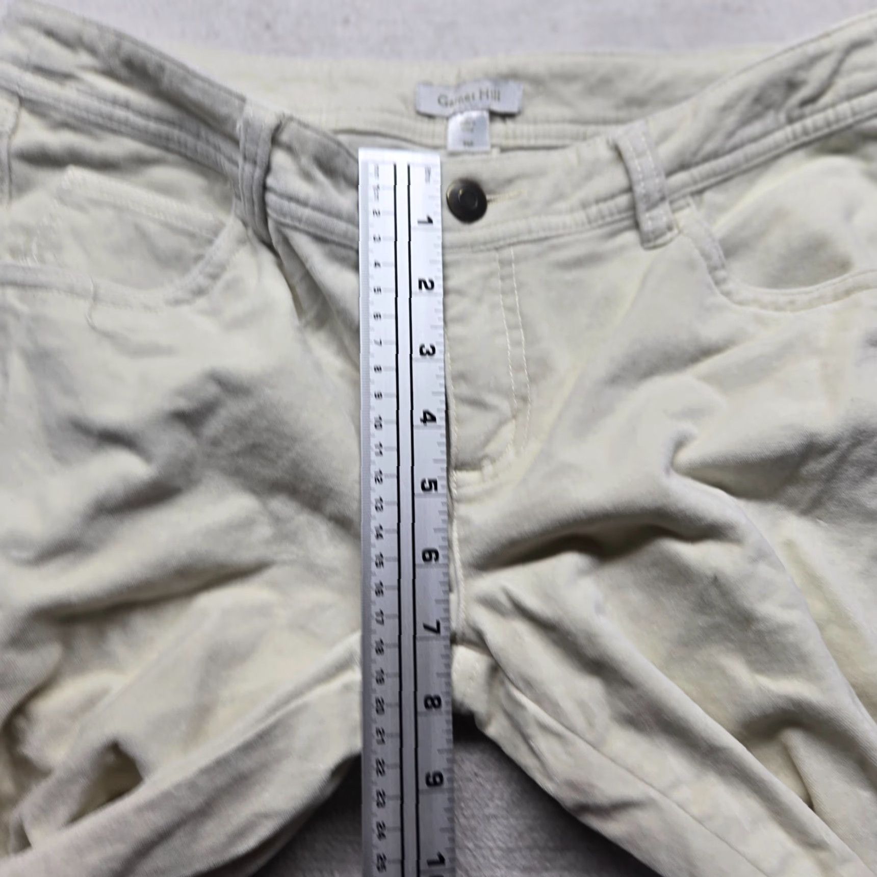 Vintage Garnet Hill Pants Chino Beige Adult Women Size 4 Petite Size 27" / US 4 / IT 40 - 5 Thumbnail