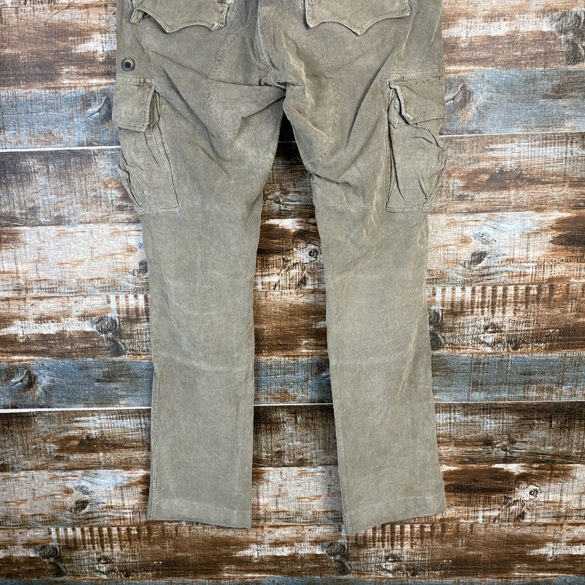 Jimmy Taverniti DL Jimmy Taverniti Beige Cargo Multipocket Pants #C1220 Size US 31 - 17 Thumbnail