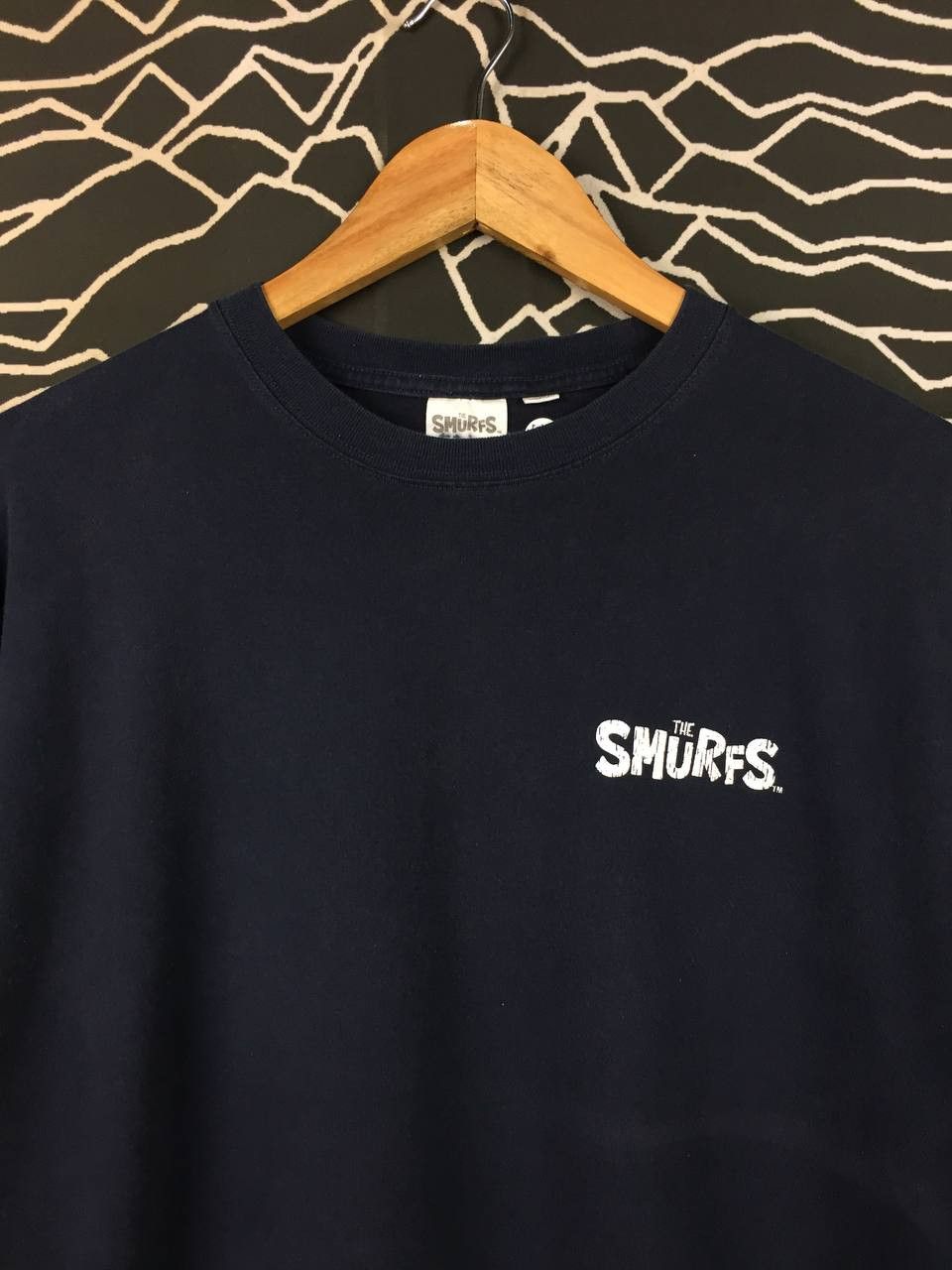 Vintage The Smurfs Ride The Wave Smurfs Beach Long Sleeve Tee Size US L / EU 52-54 / 3 - 6 Thumbnail