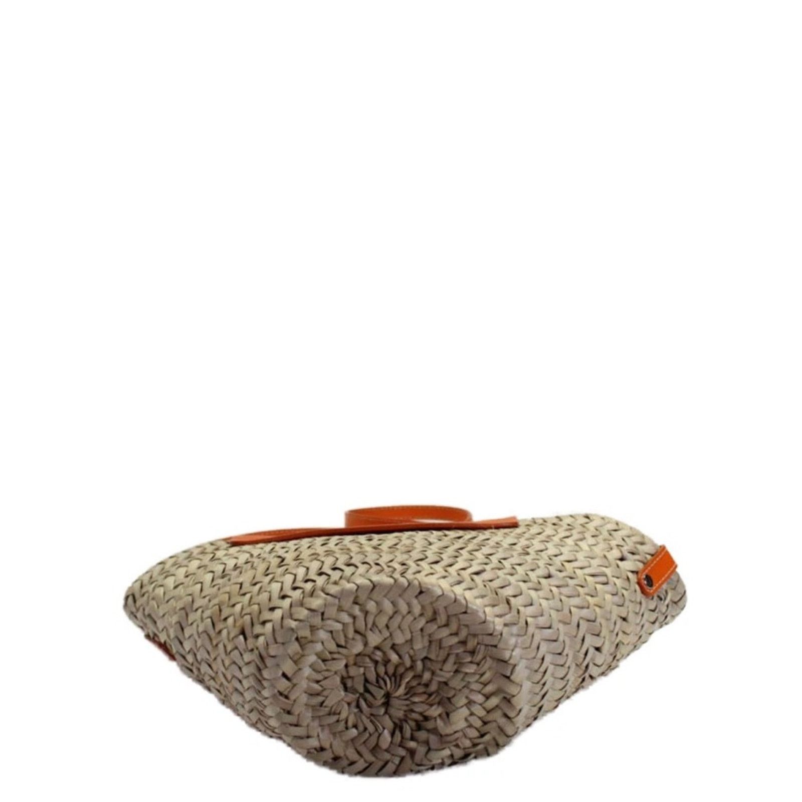 Hereu Hereu Mini Cabas Straw Tote Tangerine NWT Size ONE SIZE - 4 Thumbnail