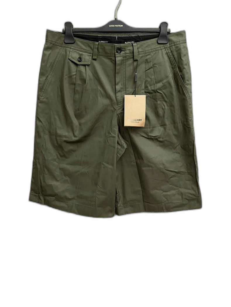Burberry Burberry Military Green Cargo Pocket Shorts-yf Size US 44 / EU 60 - 1 Thumbnail