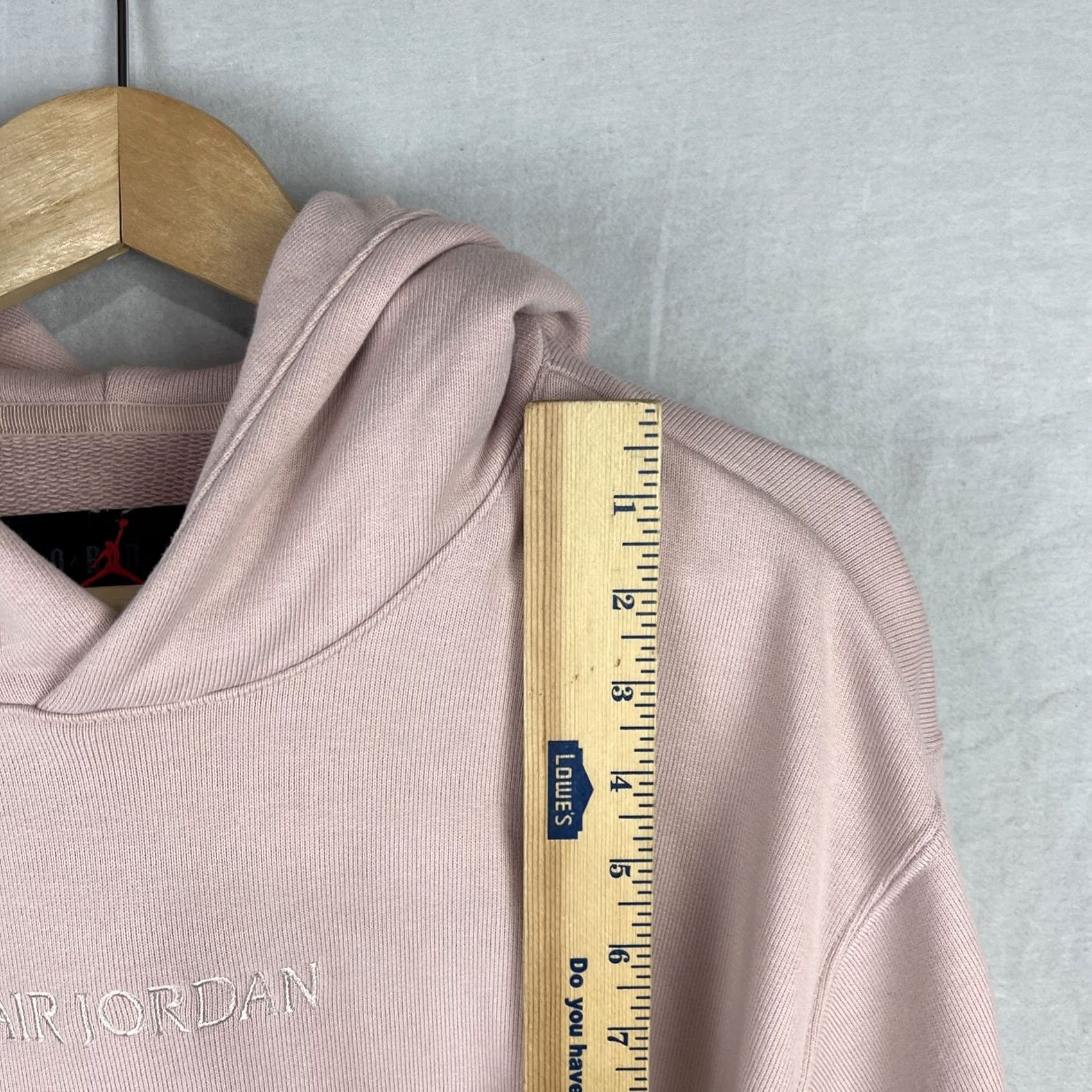 Jordan Brand Nike Air Jordan Hoodie Mens Small Light Coral Blush Heavyweight FZ3952-601 Sweatshirt Pullover Hoodie Size US S / EU 44-46 / 1 - 5 Thumbnail